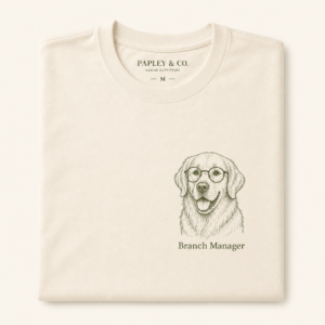 Branch Manager t-shirt mockup for Papley & Co