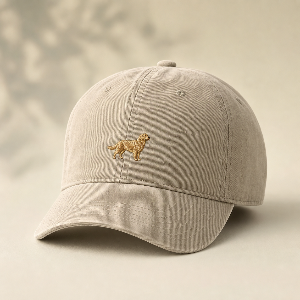 Papley & Co golden retriever cap mockup